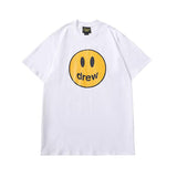 Justin Bieber Drew House Summer Print Same Style ShortSleeved Tshirt