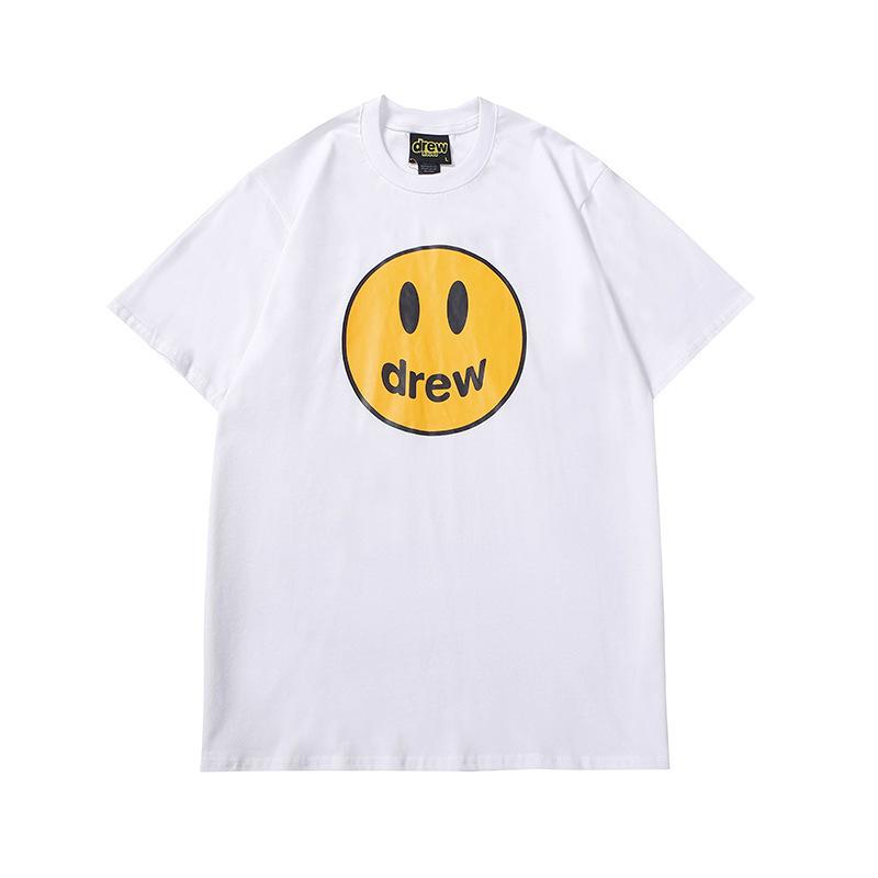 Justin Bieber Drew House Summer Print Same Style ShortSleeved Tshirt