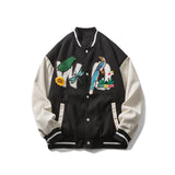 Letterman Jacket Outfit Senior Jackets Varsity Baseball Coat Men's Spring and Autumn Casual Jacket