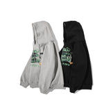 Man Fall Winter Outfis Winter Printing Brushed Hoody Men and Women Lazy Hoodie