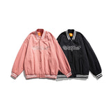 Letterman Jacket Outfit Senior Jackets Varsity Baseball Coat Loose Couple Casual Jacket