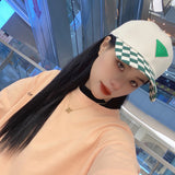 Vintage Check Baseball Cap