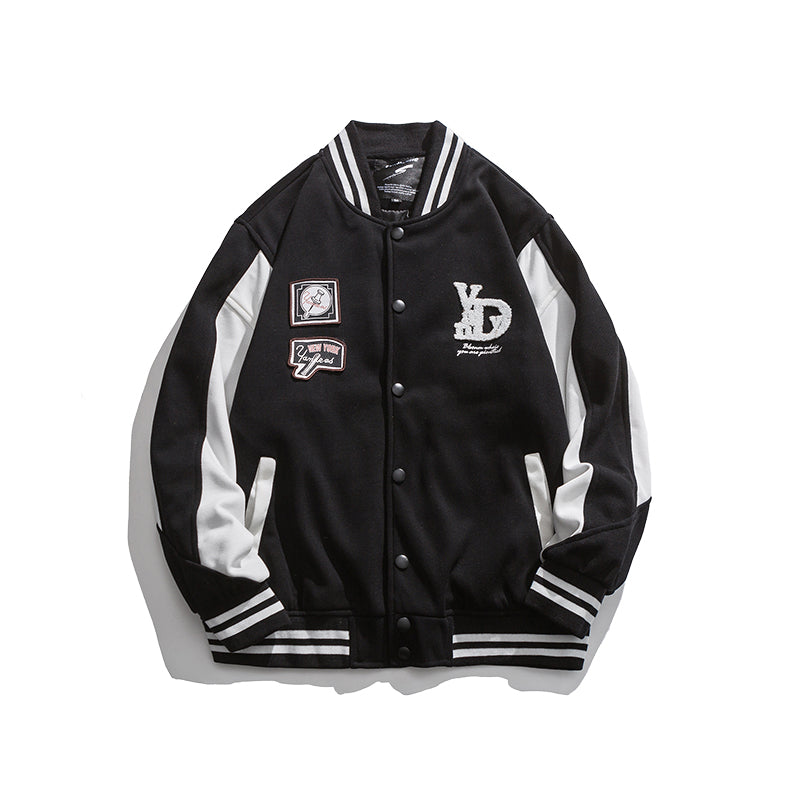 Letterman Jacket Outfit Senior Jackets Varsity Baseball Coat Women's Casual Jacket Men