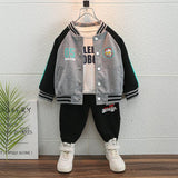 Toddler Boys Jackets Children 'S Clothing Boys' Ultraman Autumn Baseball Uniform Suit
