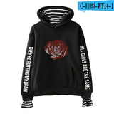 Juice WRLD in Loving Memory Hoodie Juice WRLD Peripheral Fashion Fake Two Pieces Printed Sweater for Women