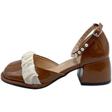 Nude Pumps Block Heel