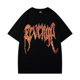 Revenge T Shirt Fashion Brand Revenge Printed Couple High Street Hip Hop Men's and Women's Loose Short-Sleeved T-shirt