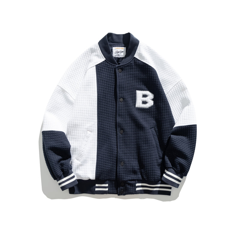 Letterman Jacket Outfit Senior Jackets Varsity Baseball Coat Baseball Uniform Jacket Loose-Fit Letter Jacket