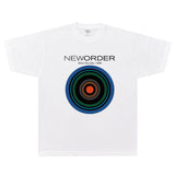 Rock Star T Shirt New Order Blue Monday 1988 T-shirt Rock Band American Retro Loose Short Sleeve