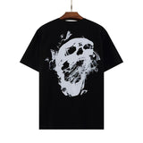 Revenge T Shirt Revenge Dark Style Smoke Skull Print High Street Loose Short Sleeve T-shirt Male Shirt Women