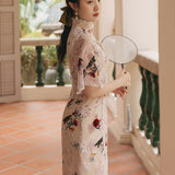 Women cottagecore Dress Vintage Summer Dress