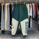 Rhude Pant Printed Patchwork Casual Trousers for Men