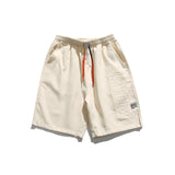 Man Summer Shorts Summer Retro Simple Letter Steel Seal Student Shorts