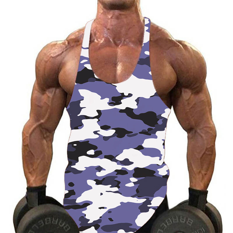 Man Tanks Men's Outdoor Sports Fitness Top