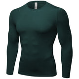 Moisture Wicking Shirts Men's Tight Training Sports and Fitness Running Long Sleeve