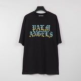 Palm Angels Men's and Women's Spring/Summer Letter Print Short-Sleeve T-shirt