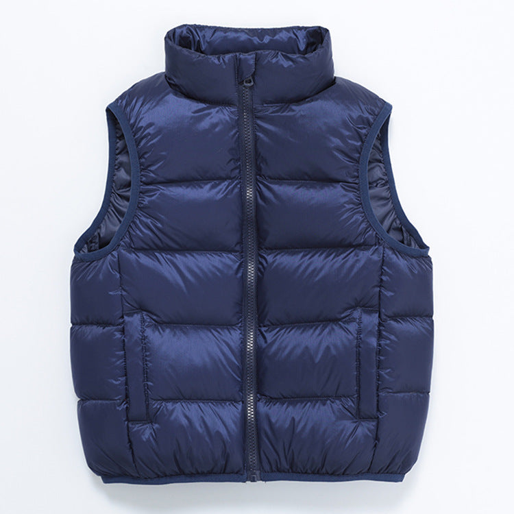 Kids Winter Coats Puffer Jacket down Coat Autumn and Winter Children's down Vest Boys' Vest Thickened
