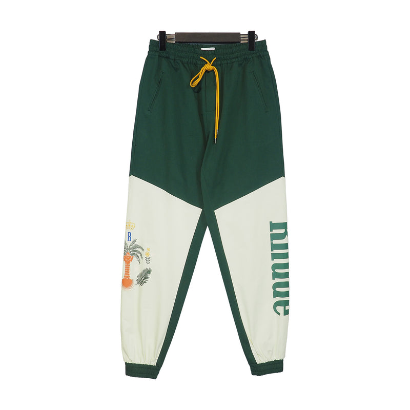 Rhude Pant Peace Dove Printed Men's and Women's Casual Trousers