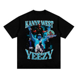 Juice WRLD T Shirt 2Pac Kanye West Justin Bieber Travis Scottasapt T-shirt Hip Hop