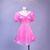 Mariah Carey Dress Retro Waist-Controlled Princess Dress