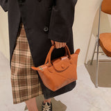 The Teacher Tote Retro Large Capacity Women's Bag Portable Shoulder Crossbody Fashion Women's Square Bag