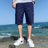Men Shorts Men's Summer Pure Cotton Beach Sports Leisure Summer
