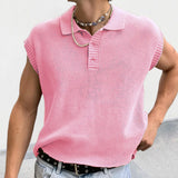 Polo Shirts Spring/Summer Knitwear Men's Polo Top