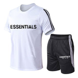 Fear Of God Fog T Shirt Essentials Casual Short Sleeve Shorts Set