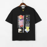 Cavempt Ce Geometric Print Male and Female Couple Short Sleeve