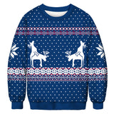 Black Christmas Sweater Crew Neck Sweater 3D Printed Sweater