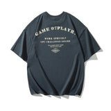 Men 'S T-shirt Short-Sleeved T-shirt Men 'S Summer Casual Amekaji Vintage Letter Print Loose Couple Tee