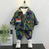 Toddler Boys Jackets Boys Denim Suit Spring and Autumn Baby Boys