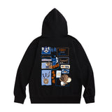 Tom and Jerry Hoodie Men's Hoodie Cartoon Sweater Men's and Women's Coats