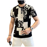 Moisture Wicking T Shirts Round Neck Plaid