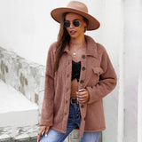 Women Sherpa Jacket Wool Coat Women's Sweater