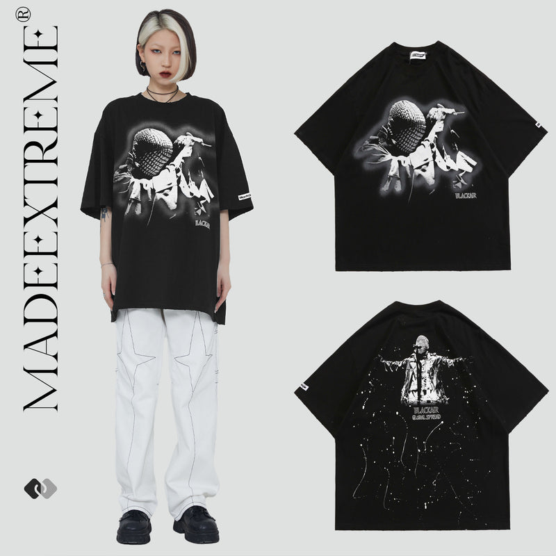 Blackair T Shirt Blackair Retro Black Short-Sleeved T-shirt