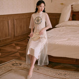 Women Cottagecore Dress Summer Young Elegant Elegant Dress