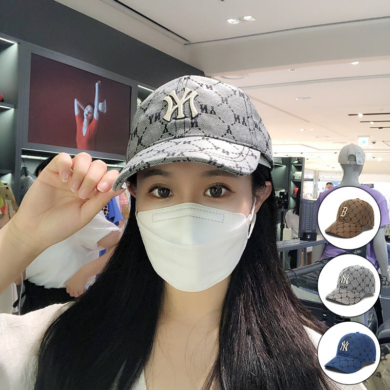 Yankee Baseball Cap Autumn Baseball Cap Men's Retro Casual Peaked Cap Sun Hat