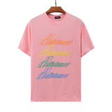 We11done T Shirt Summer Letter Loose Casual Men's and Women's round Neck Short Sleeve