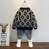 Toddler Boys Jackets Children's Clothing Boys' Cardigan Coat Spring and Autumn Sweater Knitted
