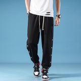 Men Sweatpants Casual Pants Men's Spring and Autumn Color Matching High Street Pants
