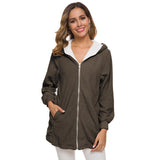 Women Sherpa Jacket Sweater Women's Autumn Winter Coat Lamb Wool Winter Women's Coat