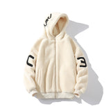 Men's Autumn Winter Coat Fleece-Lined Thickened Cotton-Padded Coat