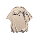 Man Summer T Shirt Cartoon Round Neck