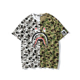 Bape T Shirt Short Sleeve Men and Women Loose-Fitting Casual T-shirt