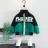 Toddler Boys Jackets Boy's Autumn Coat Baseball Uniform