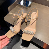 Nude Wide Fit Block Heels