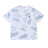 Men T Shirt Summer Casual Tops Summer Vintage Men's round Neck Short Sleeve Casual Cartoon Bear T-shirt Fashion
