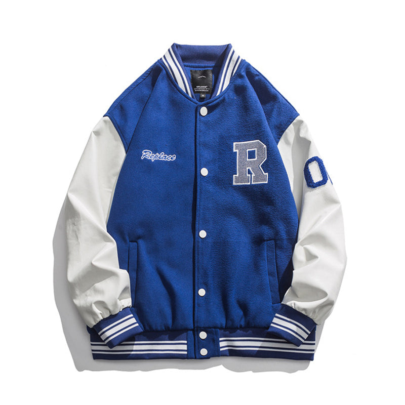 Letterman Jacket Outfit Senior Jackets Varsity Baseball Coat Men's and Women's Baseball Jacket