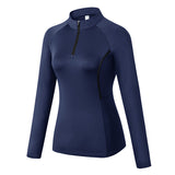 Moisture Wicking Shirts Fall/Winter Women 'S Long-Sleeved Sports Wear Fitness Running Yoga Clothes High Elastic Tights Quick-Drying Sweater